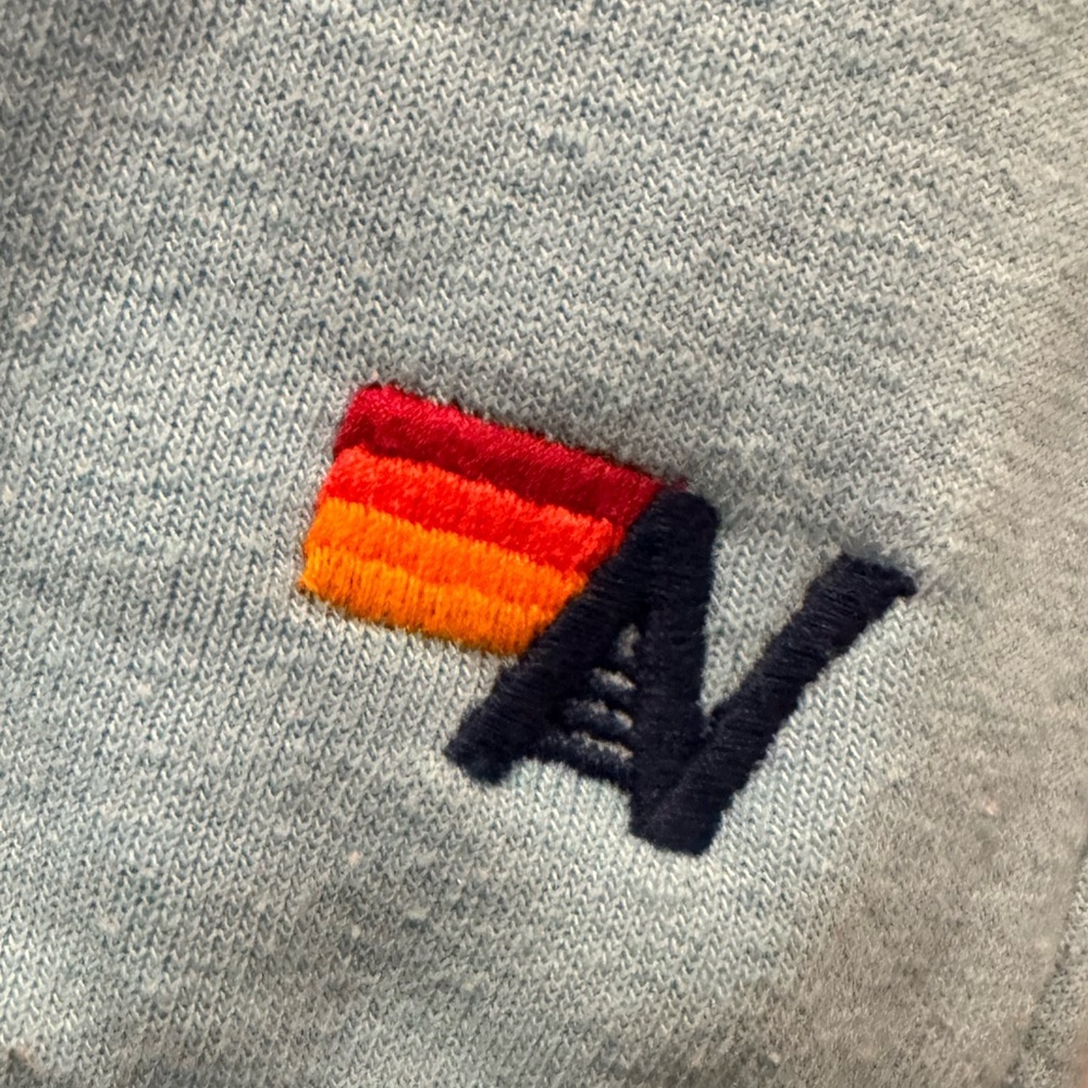 Aviator Nation Blue with heart sweatshirt XL - Picture 6 of 6